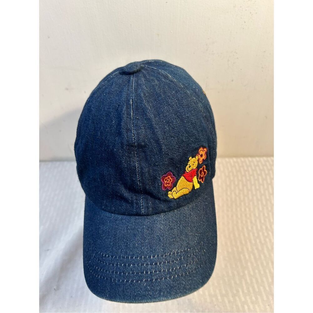 Disney Pooh denim baseball cap hat‎
